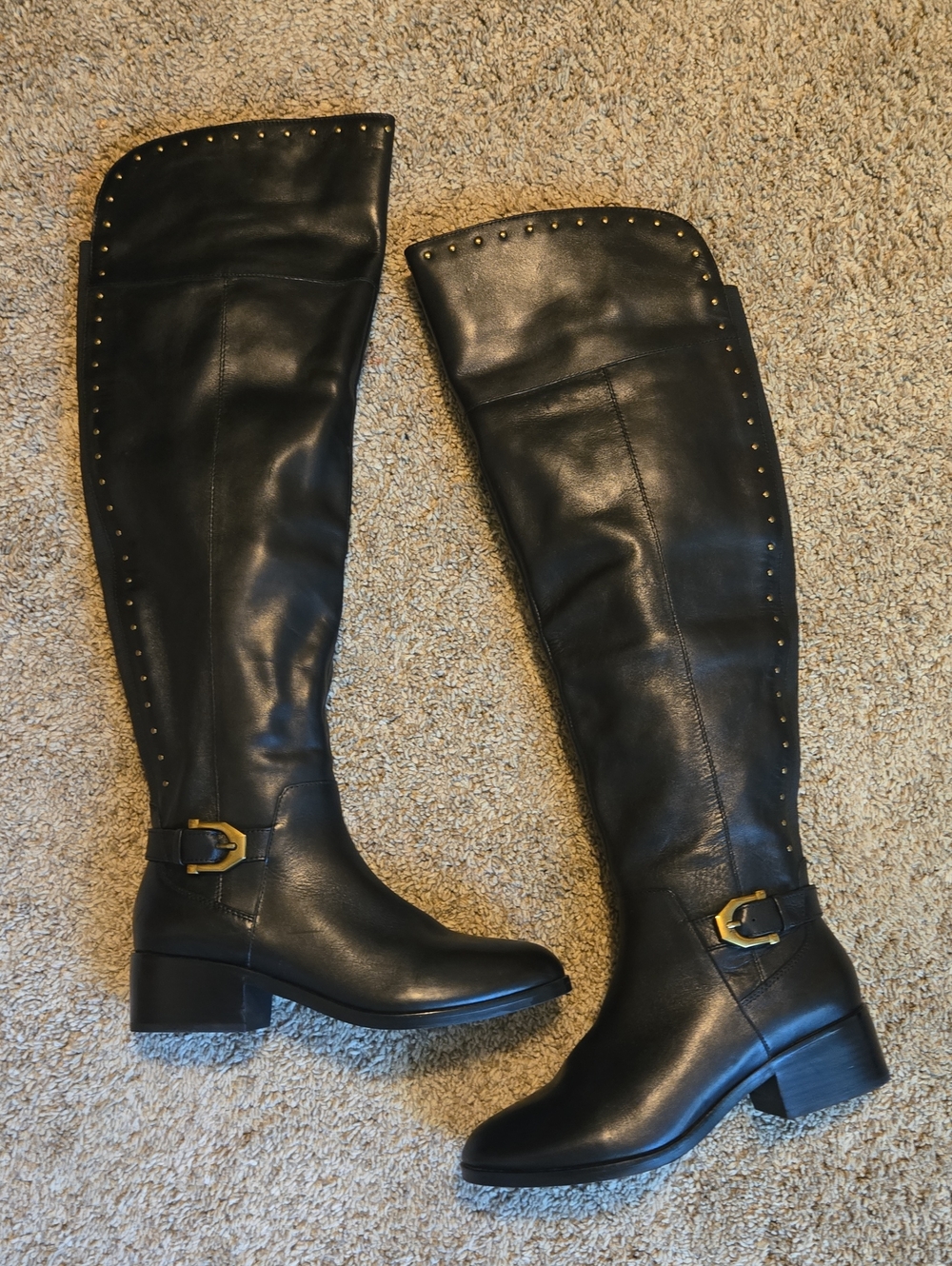 Knee High Leather Boots